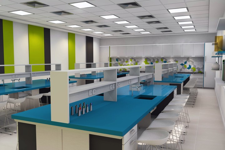 School Laboratory Interior Design