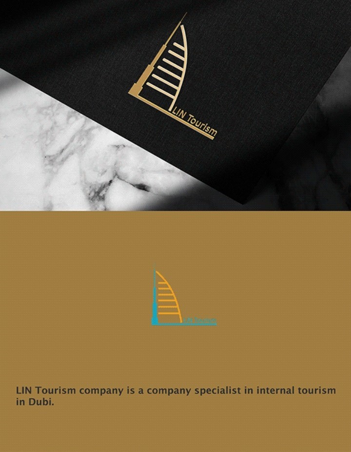 تصميم لوجو لشركه سياحه داخليه في دبي - logo
