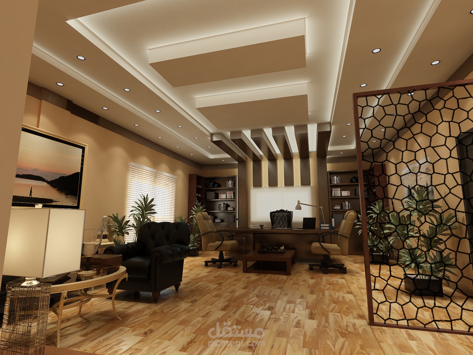 office 3d ,Secretarial room and meetings room