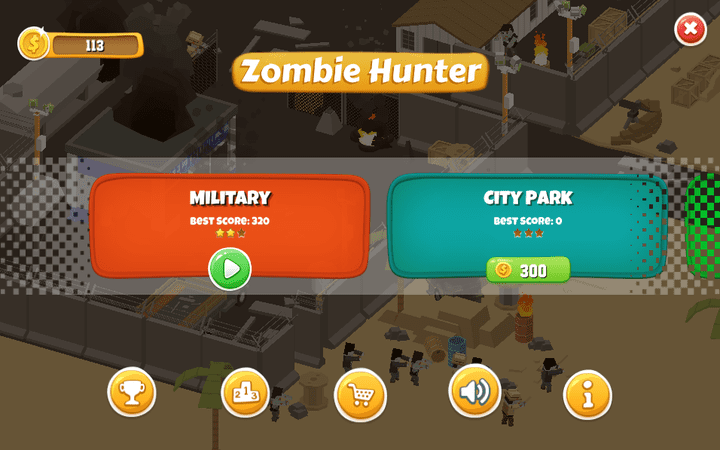 (Zombie Hunter  (mobile game