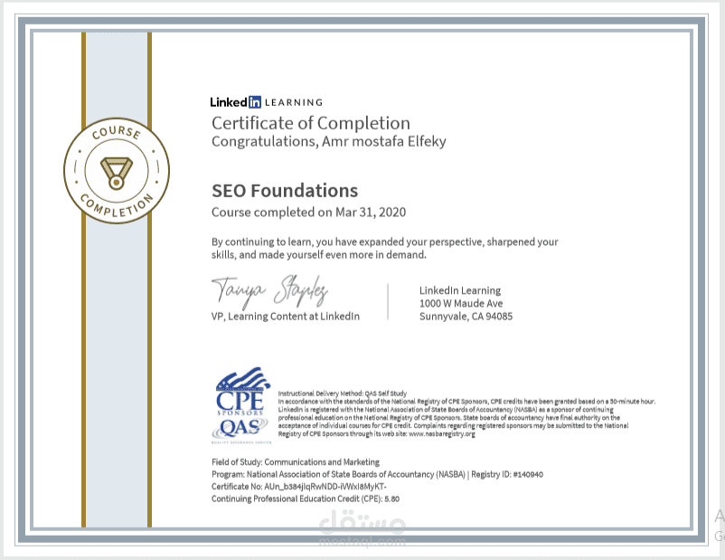 Search Engine Optimization Foundation