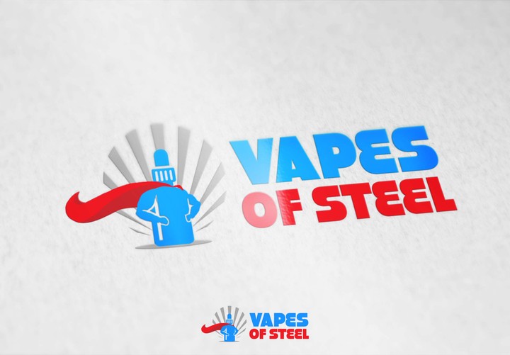 Vapes of steel logo