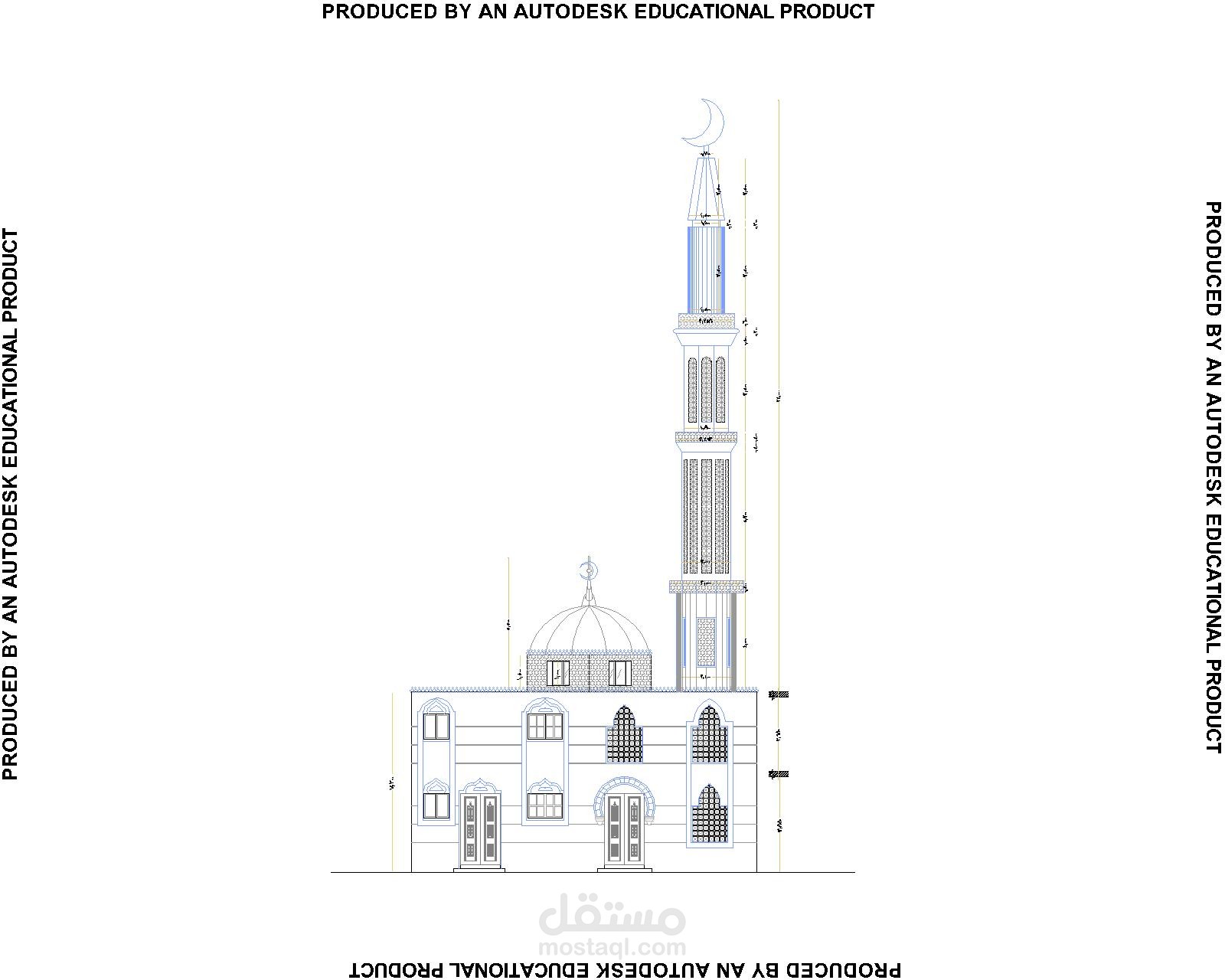 تصميم مسجد