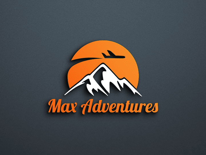 Travel Adventures logo Design - تصميم شعار بسيط إحترافي وإبداعي