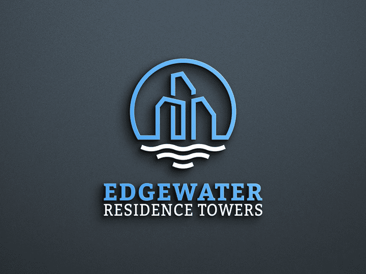 Residence Buildign Logo Design - تصميم شعار بسيط إحترافي وإبداعي