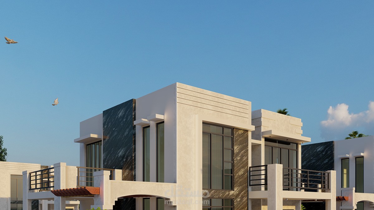 تصميم مجموعة فلل الخالدي KH- Twin Villa Multiple