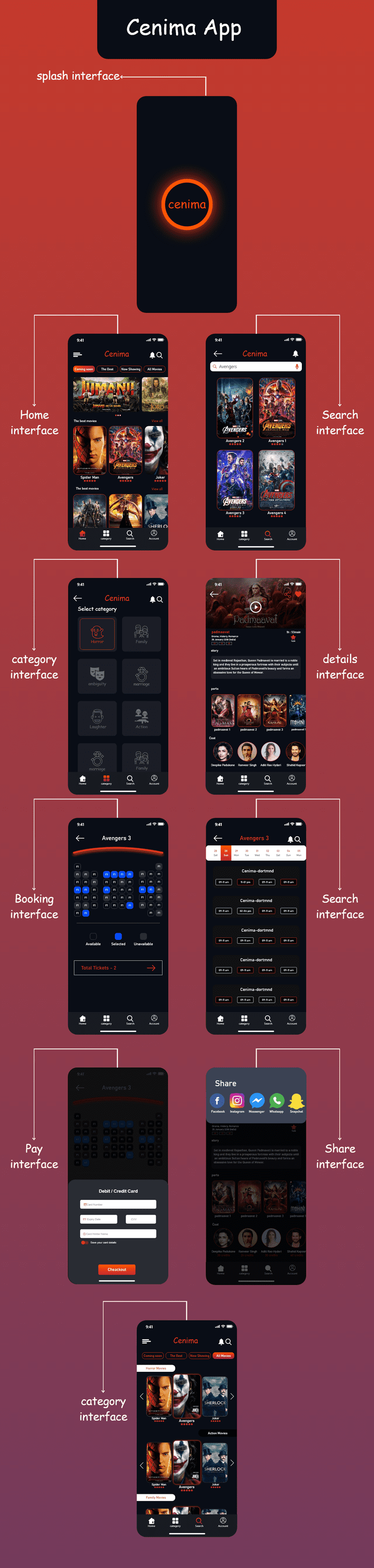 Cenima app