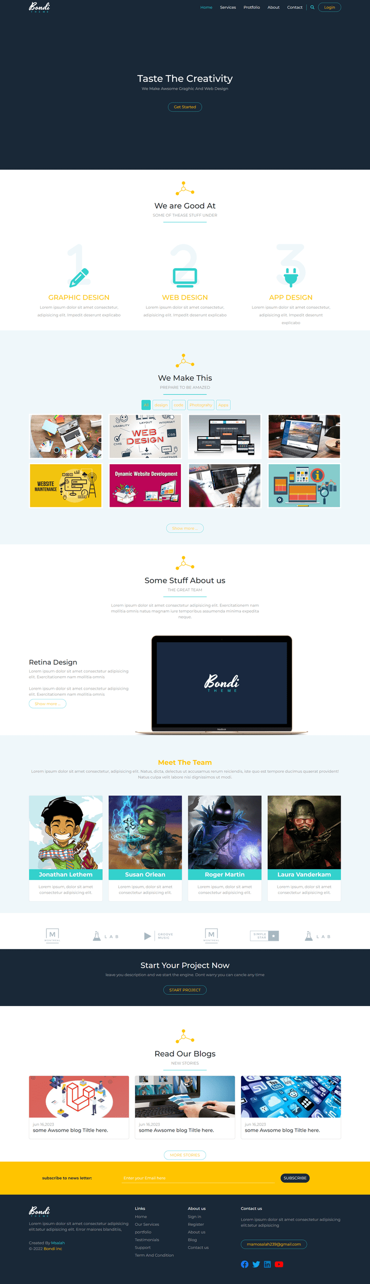 Bootstrap5-Design-Bondi