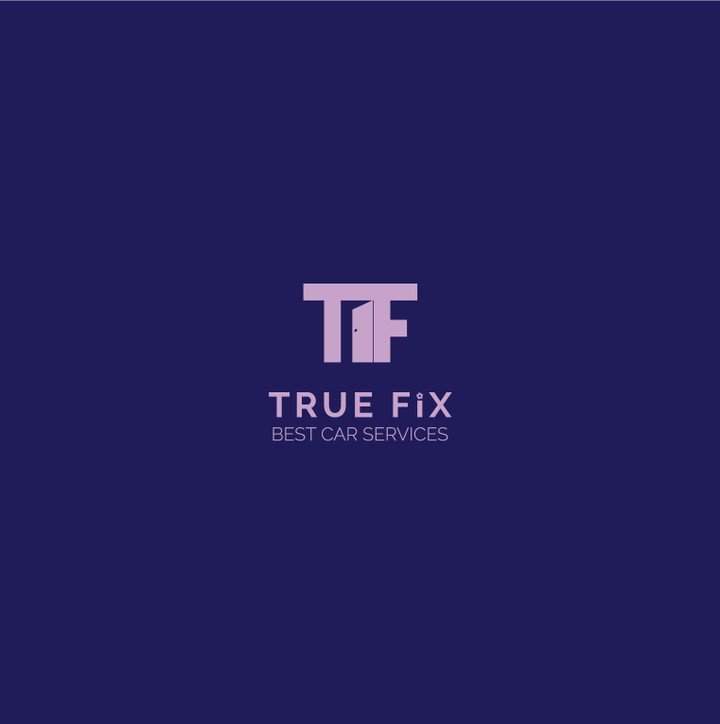 شعار مقترح لشركة خدمات السيارات | TRUE FIX
