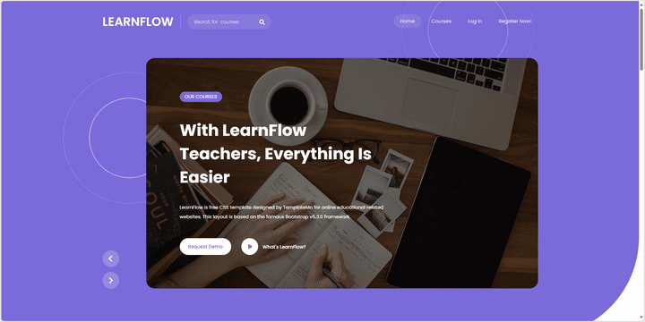 LearnFlow منصة تعليمية متكاملة عبر الإنترنت