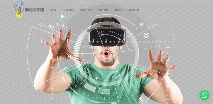 موقع innovetech  للذكاء الاصطناعي VR & AR - DRONE- VIDEO ANALYTICS بلامارات