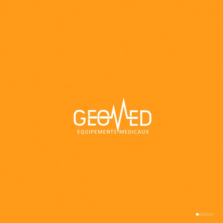 تصميم شعار GEOMED للعتاد الطبي