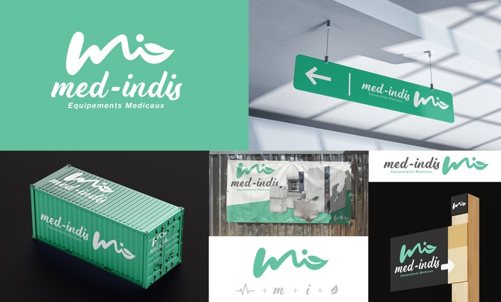 إعادة تصميم شعار شركة Med-indis