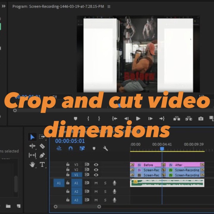 Crop and cut video