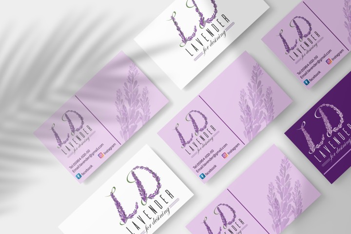 شعار  Lavender For Designing