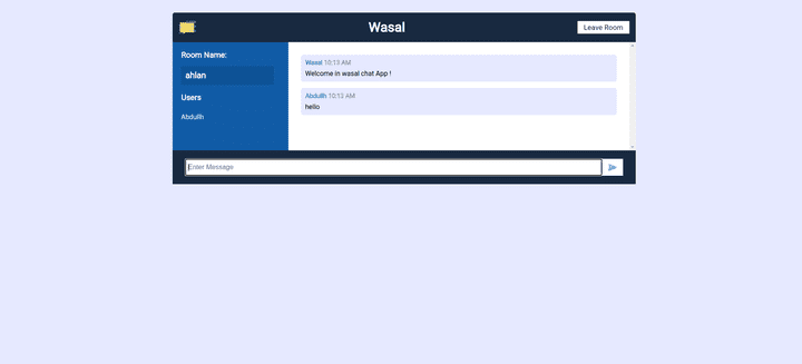 wasal chat app