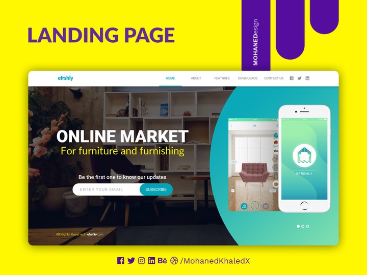 Landing Page - Efrshly