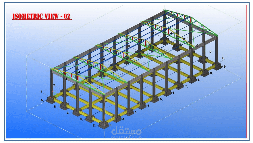 Steel Frame Modelling in Tekla Structures