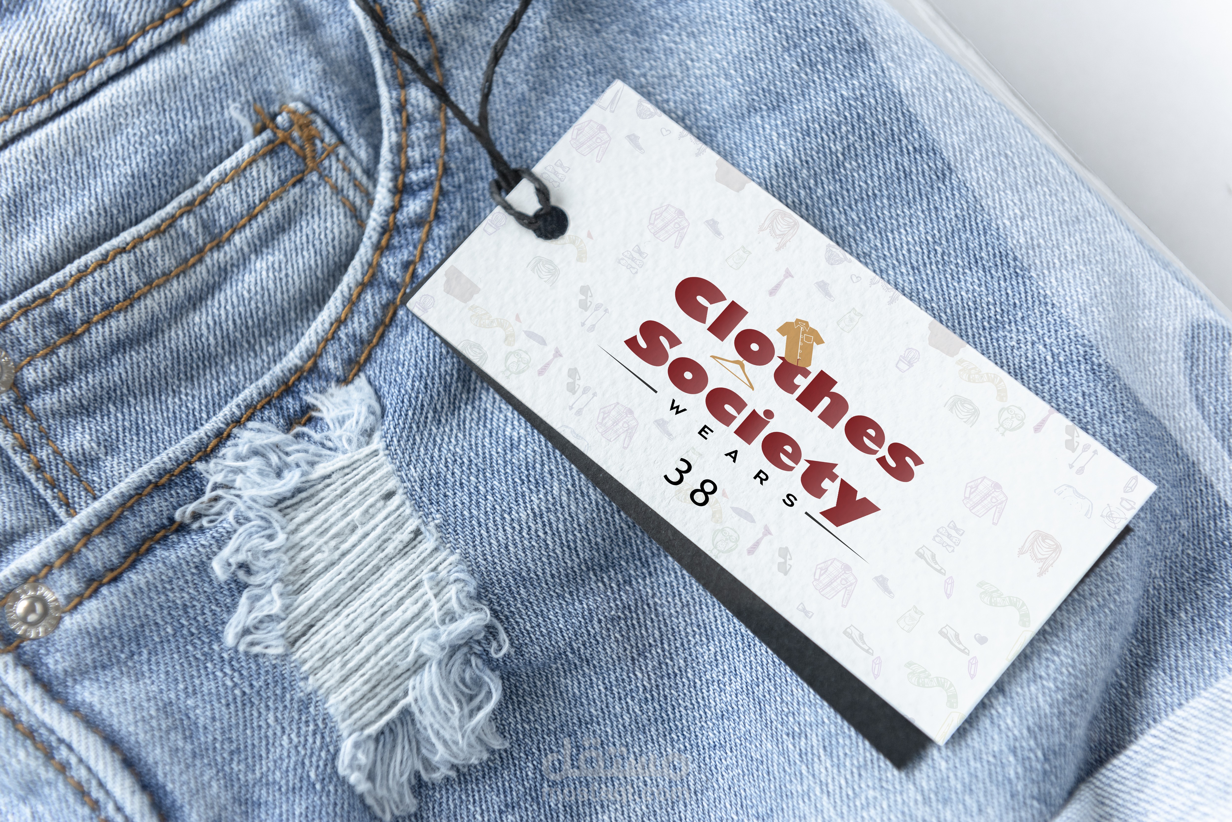 CLOTHES SOCIETY هوية شركة ملابس