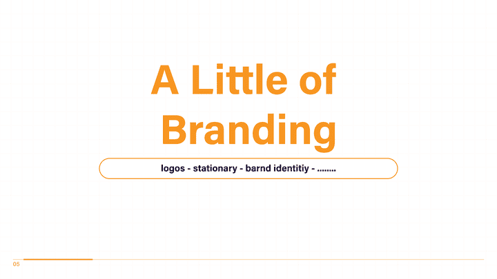 A little of branding