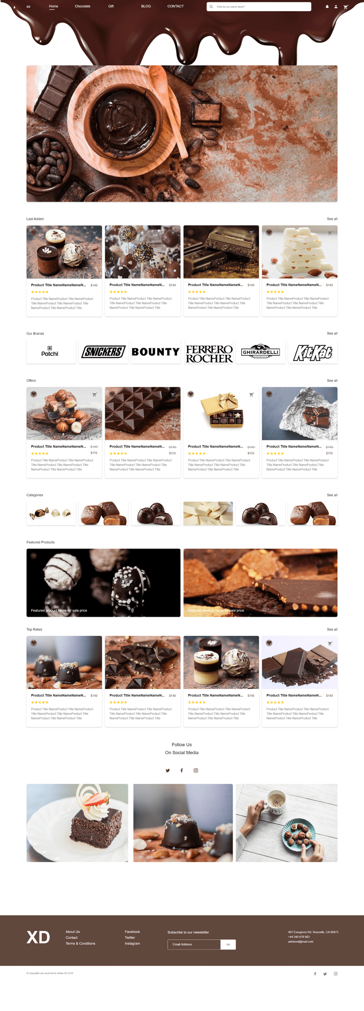Chocolate website