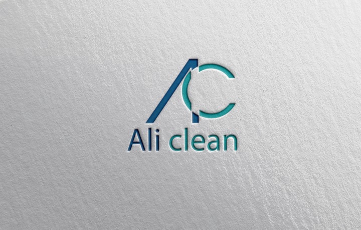 تصميم شعار لشركة Ali Clean