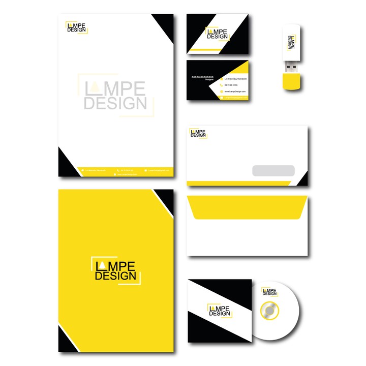 Branding identity for Lampe design