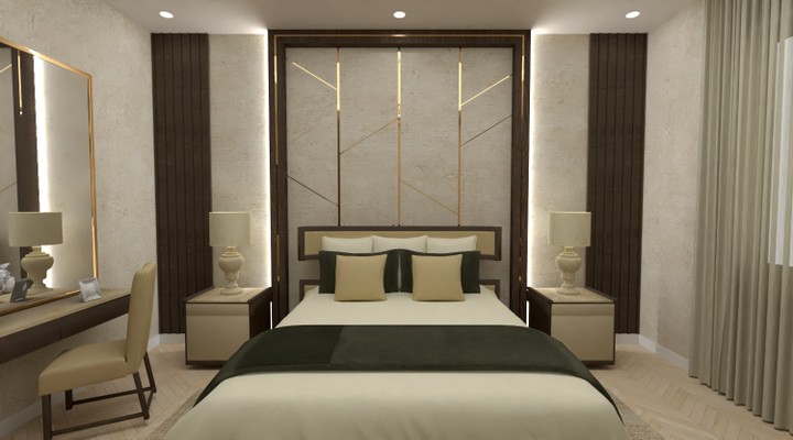 master bedroom /غرفة نوم رئيسية