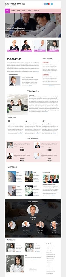 Responsive website