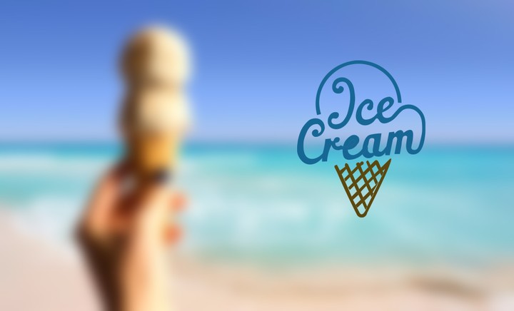 Ice cream logo