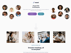 Metting landing page