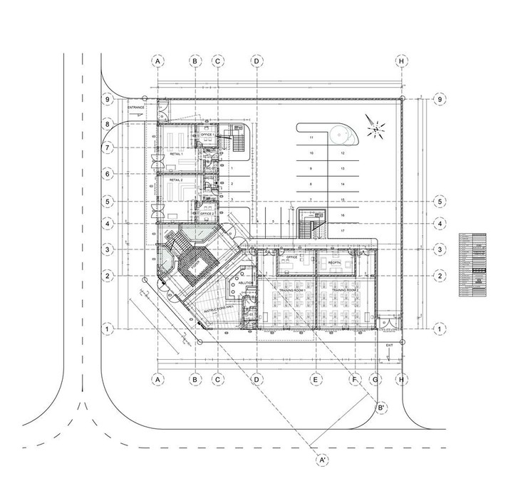 Working Drawing for Training Center