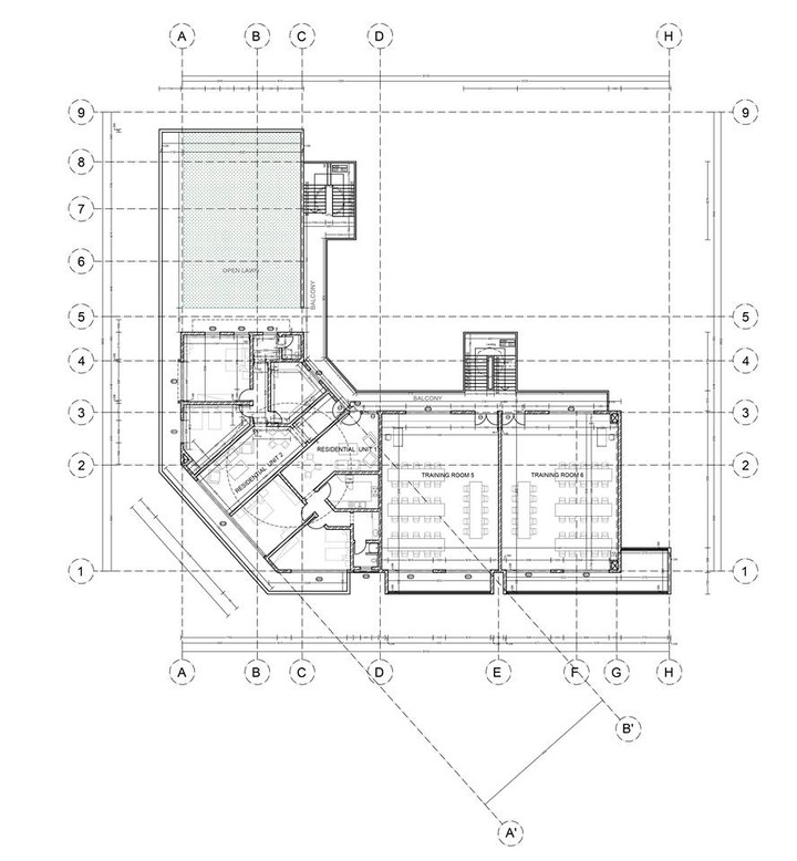 Working Drawing for Training Center