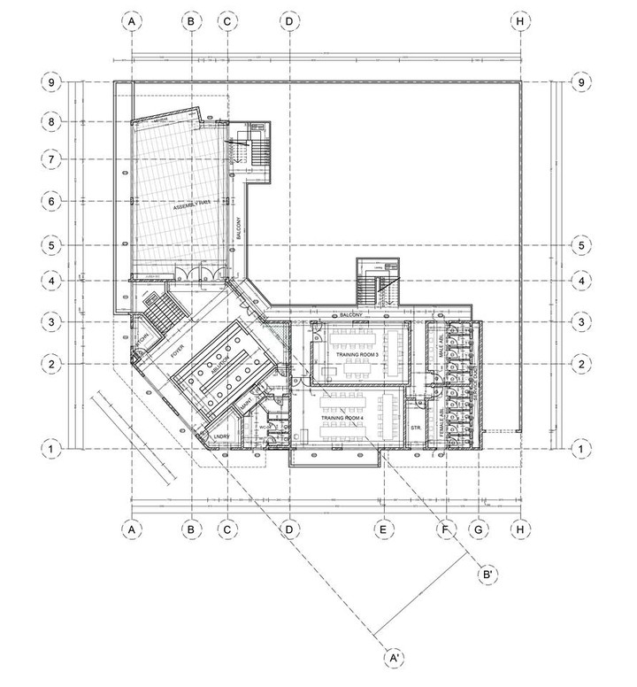 Working Drawing for Training Center