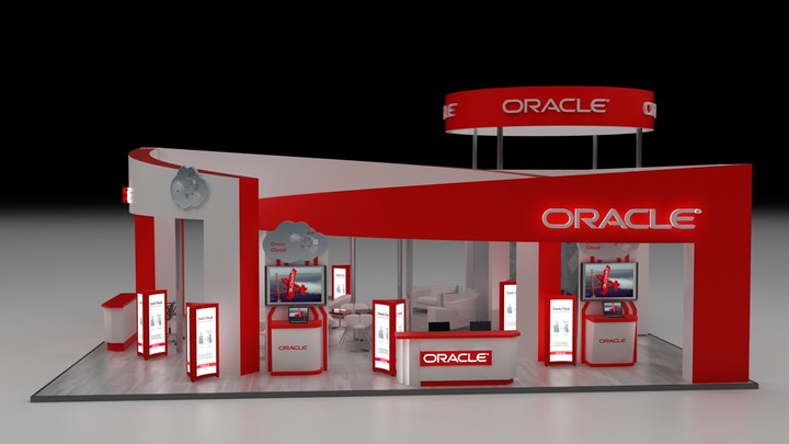 oracle 2015 booth exhibition 3d design