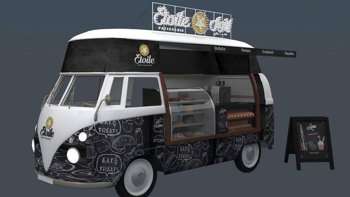 food truck 3d design