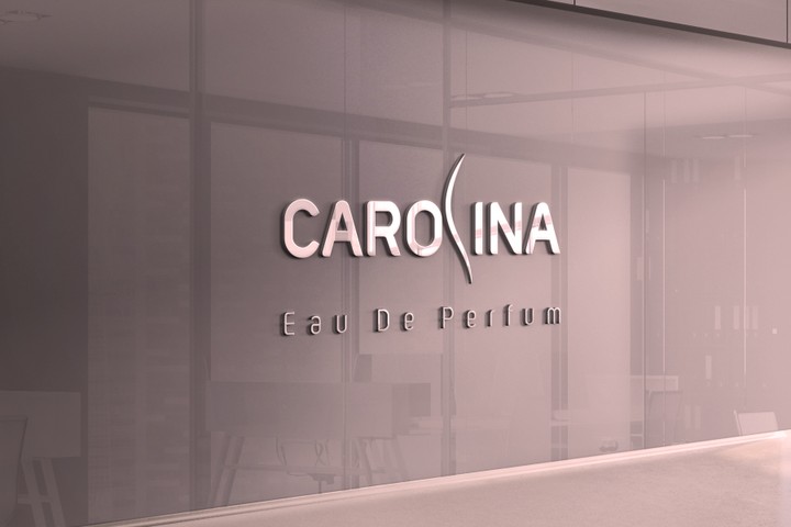 تصميم شعار  وهوية بصرية لشركة عطور Carolina