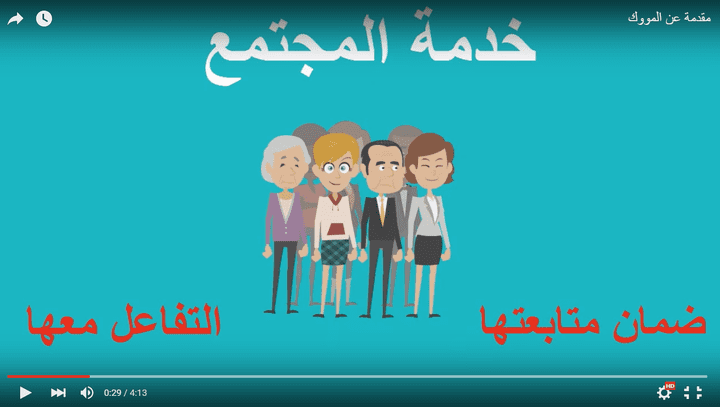3- تصميم فيديو أنيميشن بعنوان مقدمة عن المووك مدته 4 دقائق ونصف
