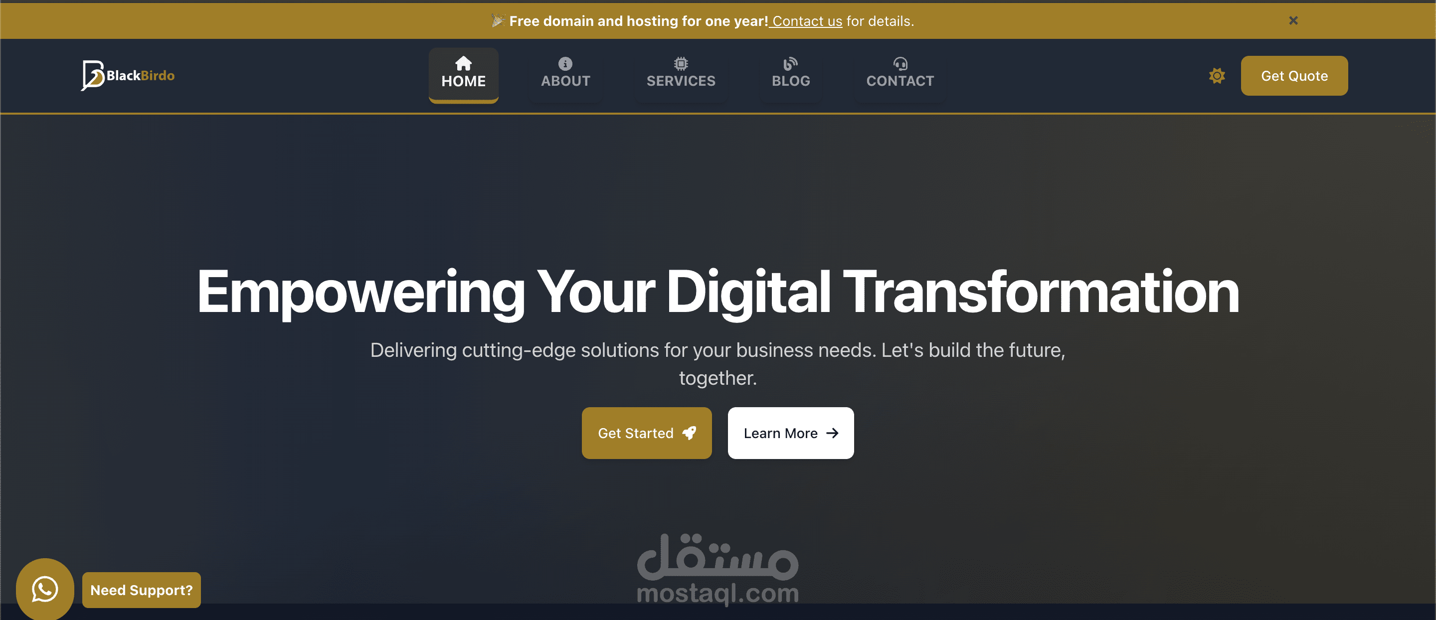 BlackBirdo – الموقع الإلكتروني للتحول الرقمي