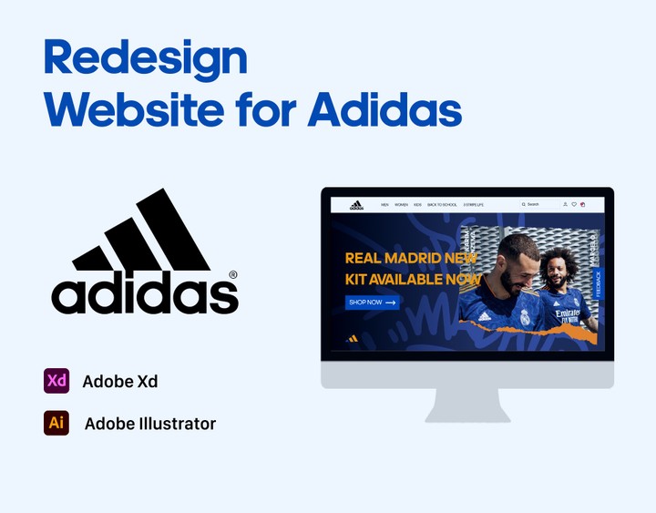 إعادة تصميم موقع Adidas