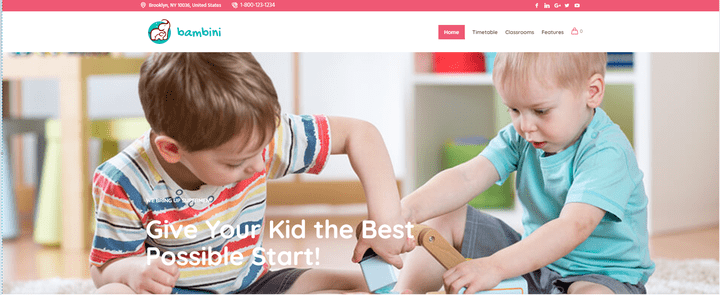 kindergarden website