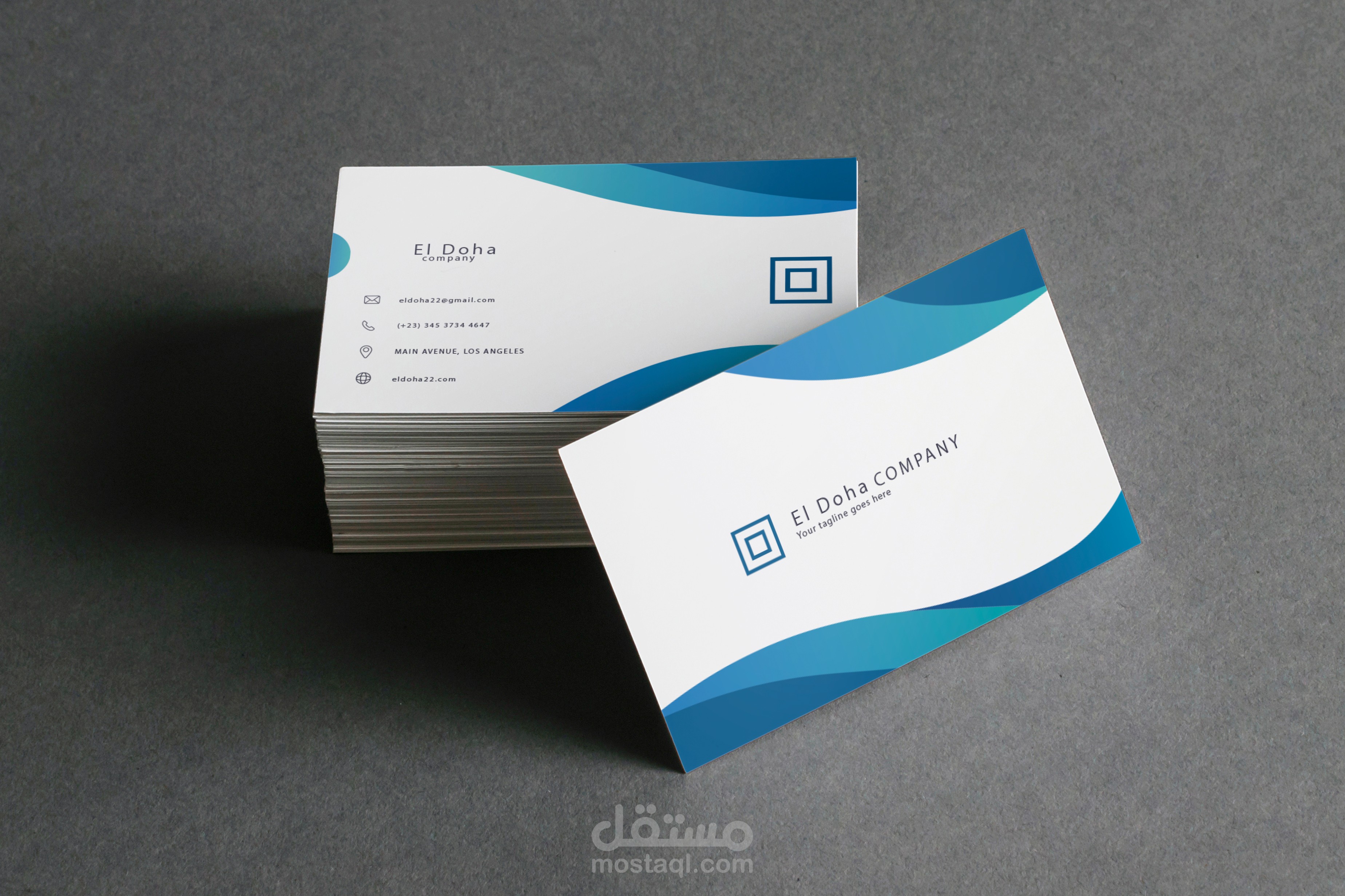 Business card for eldoha company