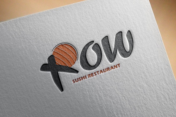 شعار لمطعم سوشي (ROW Restaurant)