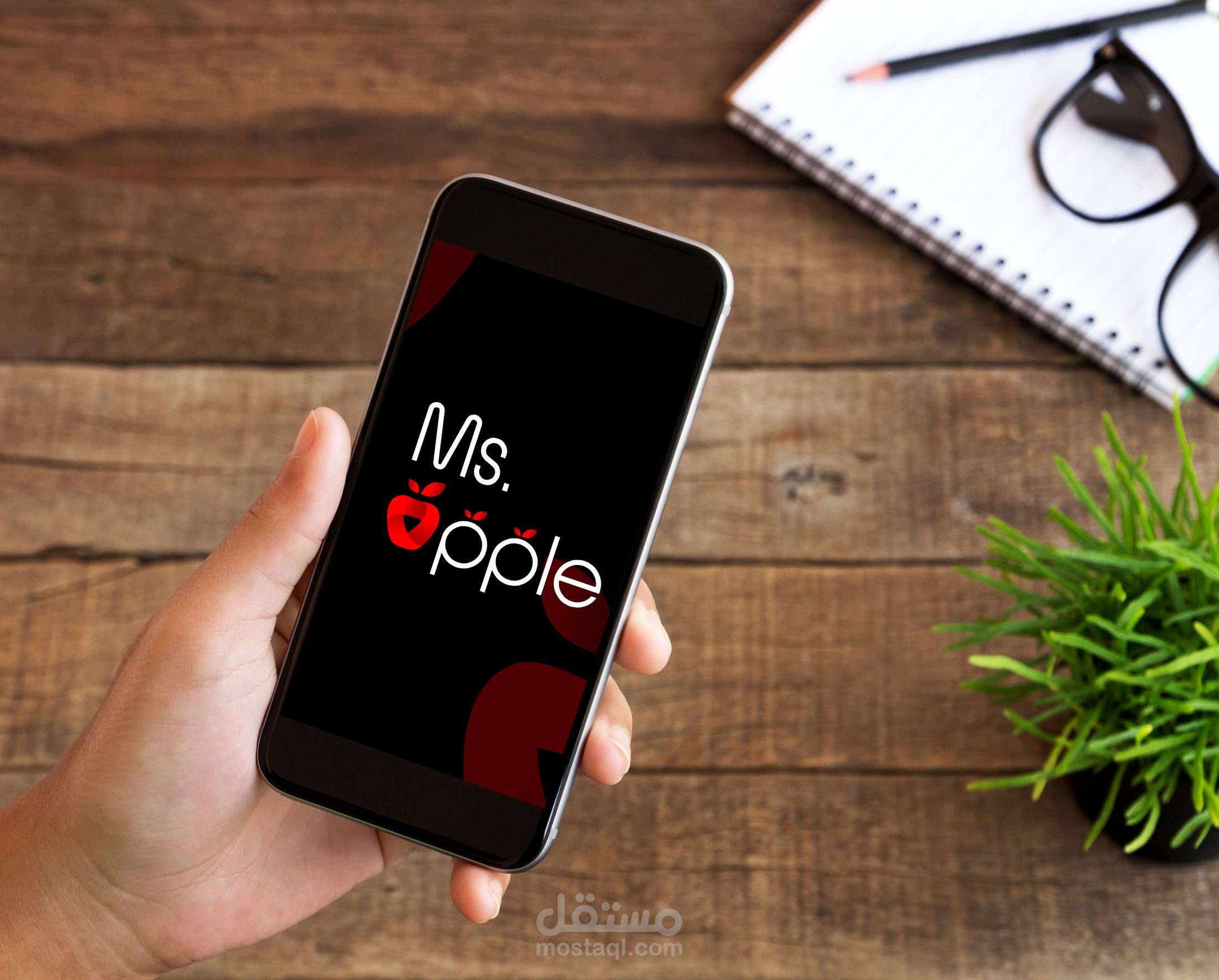 تصميم لوجود apple