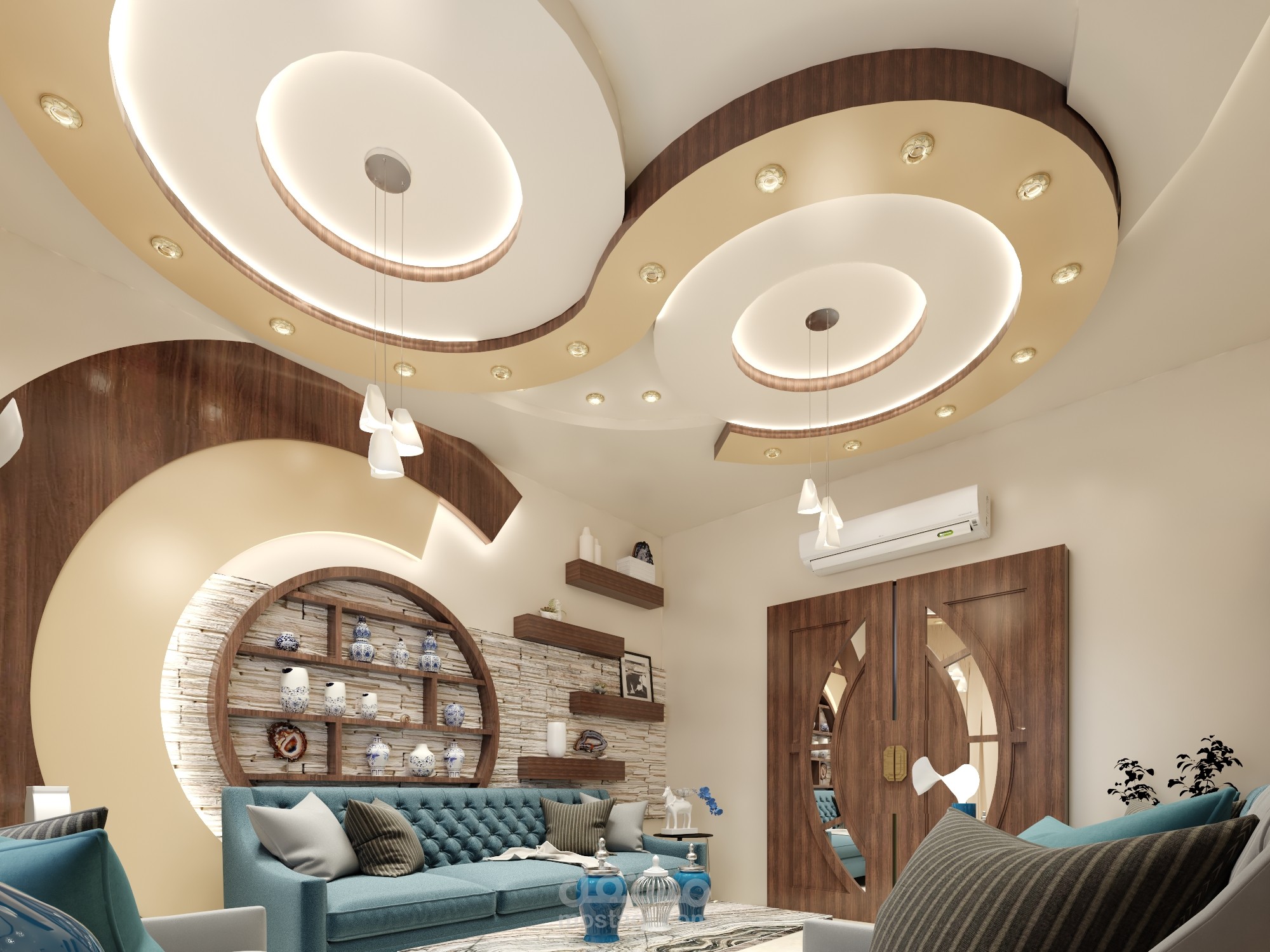 تصميم غرفة جلوس - LIVING ROOM DESIGN