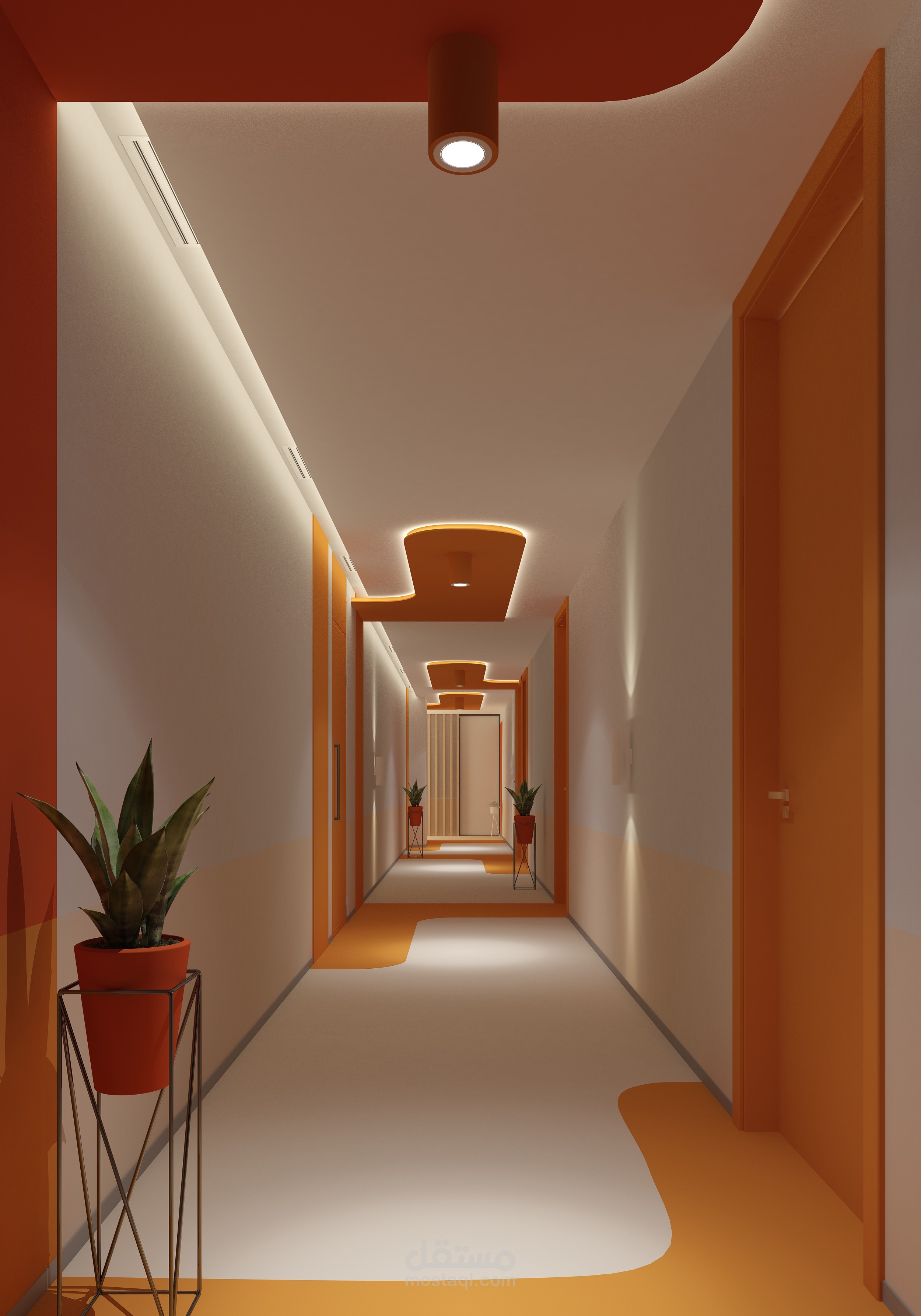 تصميم طرقة فندق "Corridor "