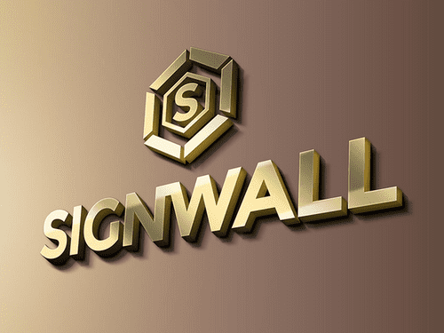 تصميم شعار احتارفي، خاص بشركة Signwall