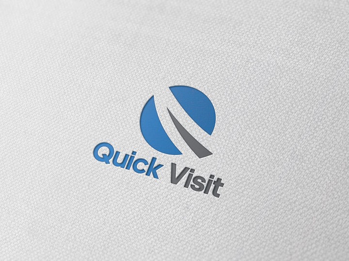 تصميم شعار احتارفي، خاص بشركة Quick Visit