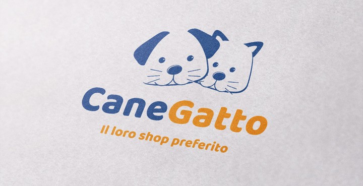 تصميم شعار احتارفي، خاص بمتجر CaneGatto