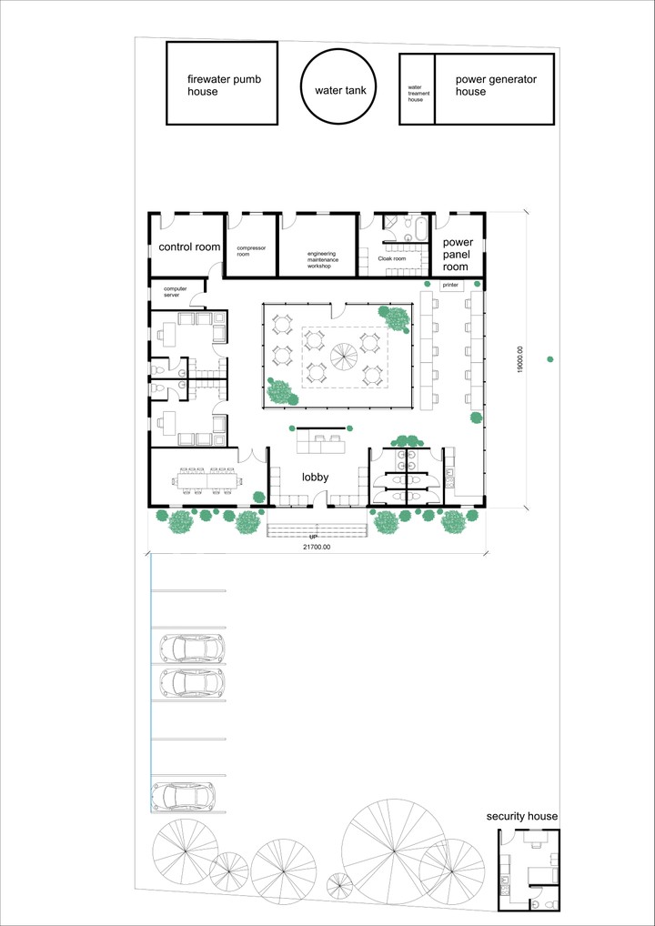 Administrative office plan